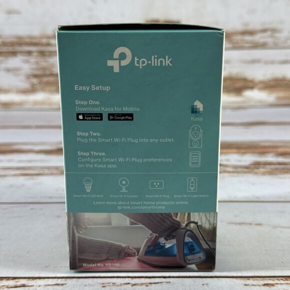 TP-Link HS100 Wi-Fi Smart Plug Kit NEW SEALED Works w/ Amazon Alexa & Google - Picture 2 of 4